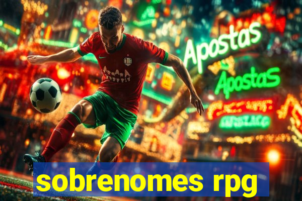 sobrenomes rpg